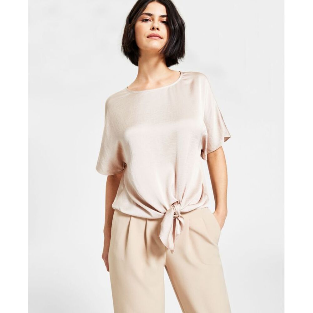 Bar III Tie Hem T-Shirt